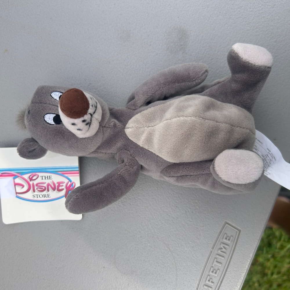 Disney Store The Jungle Book Baloo 8 Inch Mini Bean Bag Plush NWT